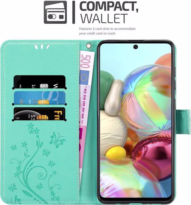 Image du produit Cadorabo Couverture du livre de fleurs (Samsung Galaxy A71)