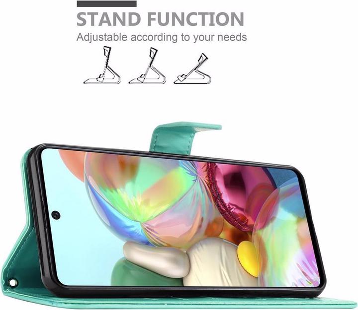 Image du produit Cadorabo Couverture du livre de fleurs (Samsung Galaxy A71)