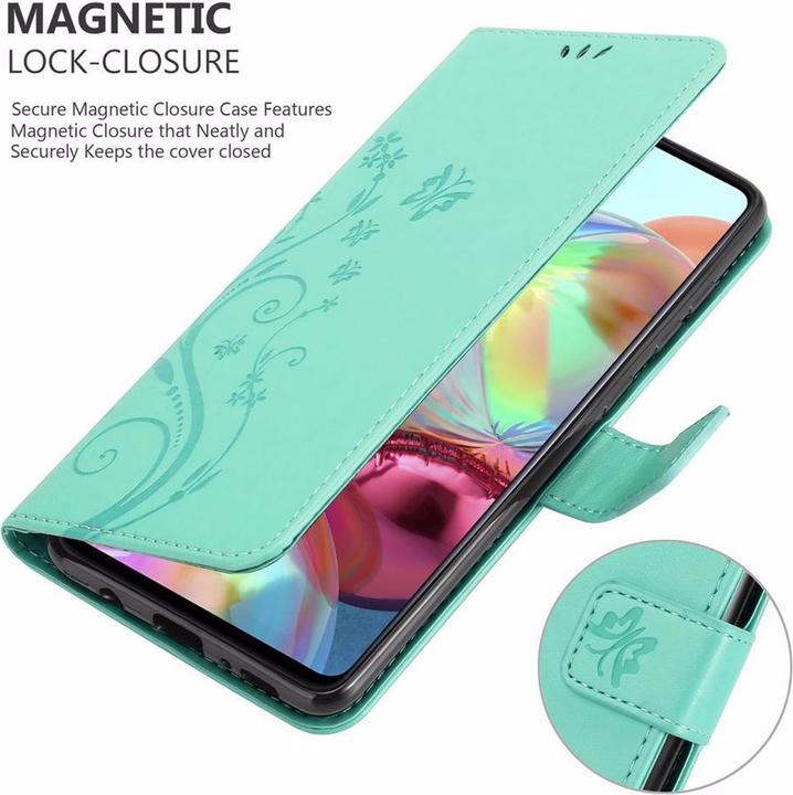 Image du produit Cadorabo Couverture du livre de fleurs (Samsung Galaxy A71)