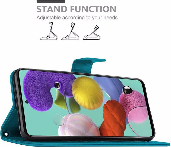 Actual product image Cadorabo Flower Book Cover (Samsung Galaxy A51)