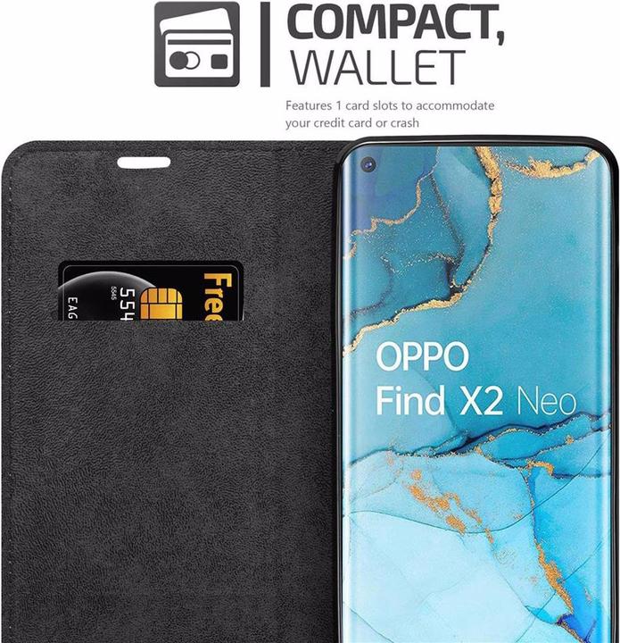 Image du produit Cadorabo Book Couverture magnétique invisible (Oppo Find X2 Pro)