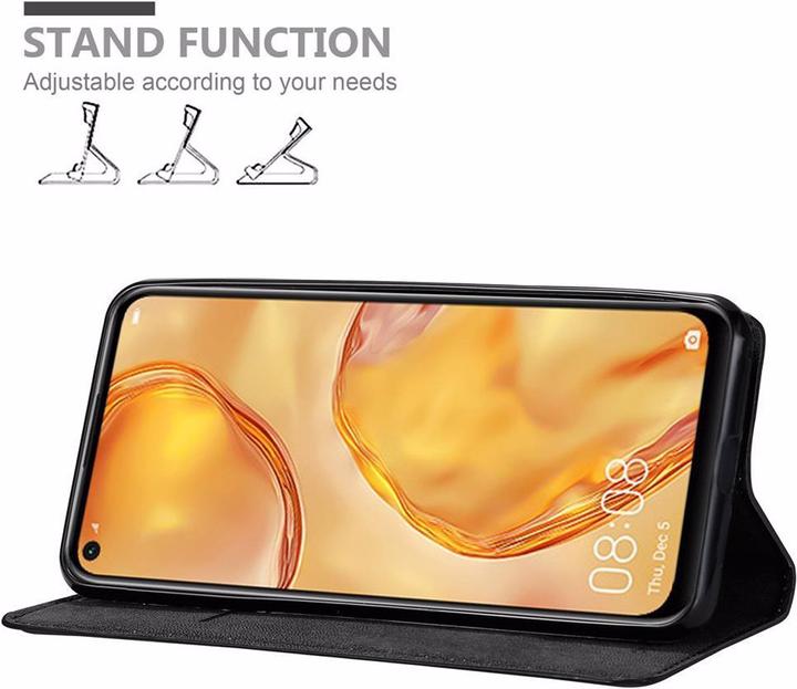 Actual product image Cadorabo Book Invisible Magnet Cover (Huawei Nova 7i, Huawei P40 Lite)