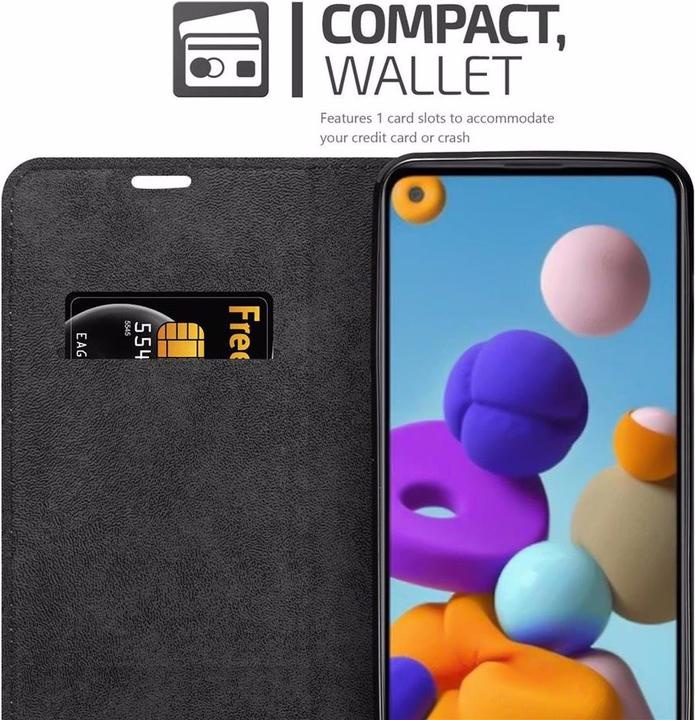 Immagine prodotto Cadorabo Copertina magnetica invisibile del libro (Samsung Galaxy A21)