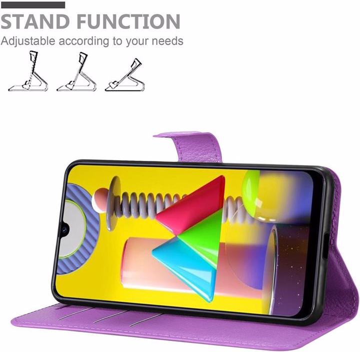 Actual product image Cadorabo Book with stand function cover (Samsung Galaxy M31)