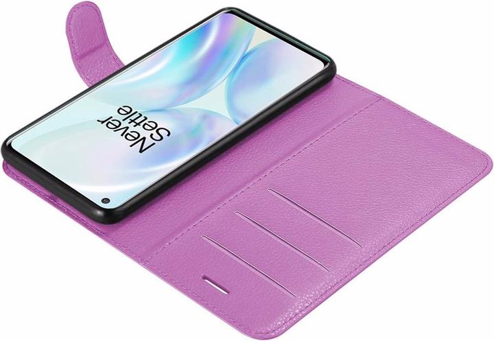 Actual product image Cadorabo Book with stand function cover (Oneplus 8)
