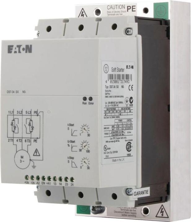 Image du produit Eaton Démarreur progressif, 70 A, 200-480 V CA, Us= 134936