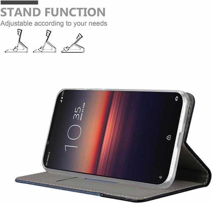 Produktbild Cadorabo Book Jeans Optik Cover (Sony Xperia 1 II)