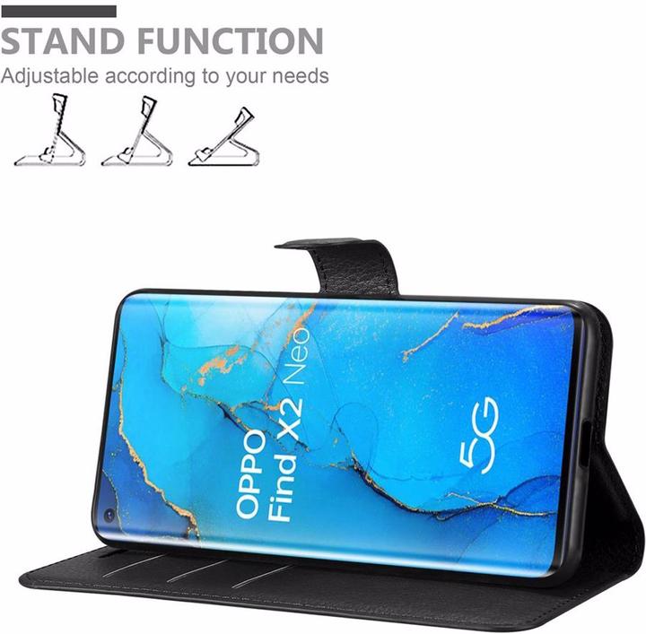 Produktbild Cadorabo Book mit Standfunktion Cover (Oppo Find X2 Neo)