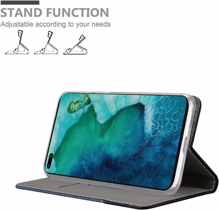 Actual product image Cadorabo Book Jeans Optics Cover (Honor View 30 Pro)