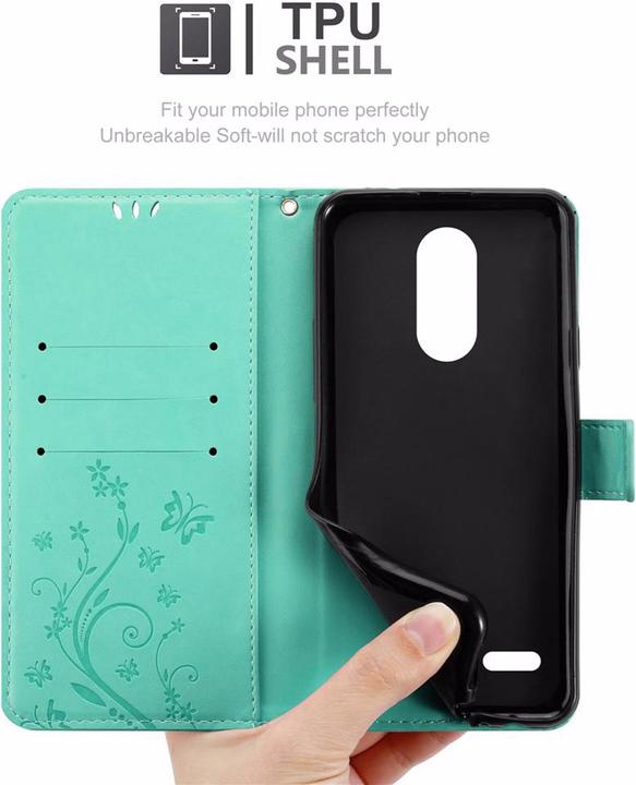 Image du produit Cadorabo Couverture du livre de fleurs (LG K8 2018)