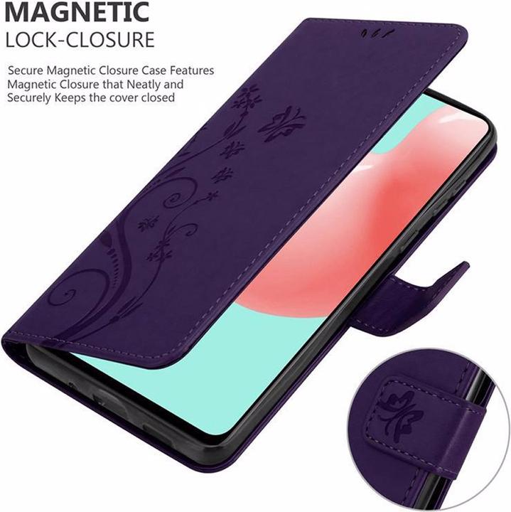 Productafbeelding Cadorabo Bloemen Boekomslag (Samsung Galaxy A41)