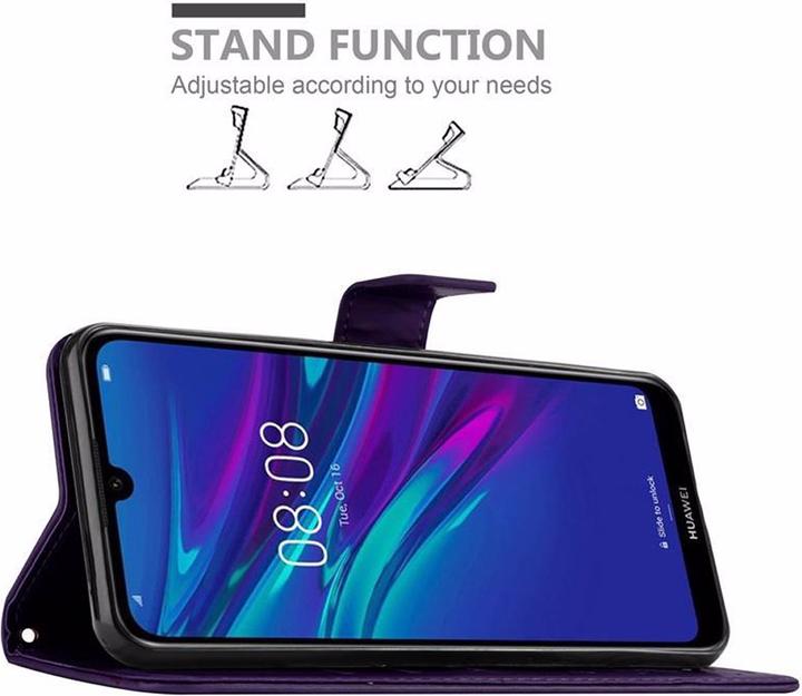 Image du produit Cadorabo Couverture du livre de fleurs (Huawei Y6 (2019))