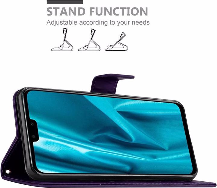 Actual product image Cadorabo Flower Book Cover (Huawei Y9 (2019))