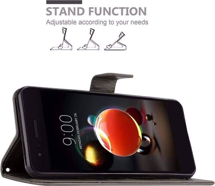 Actual product image Cadorabo Flower Book Cover (LG K8)