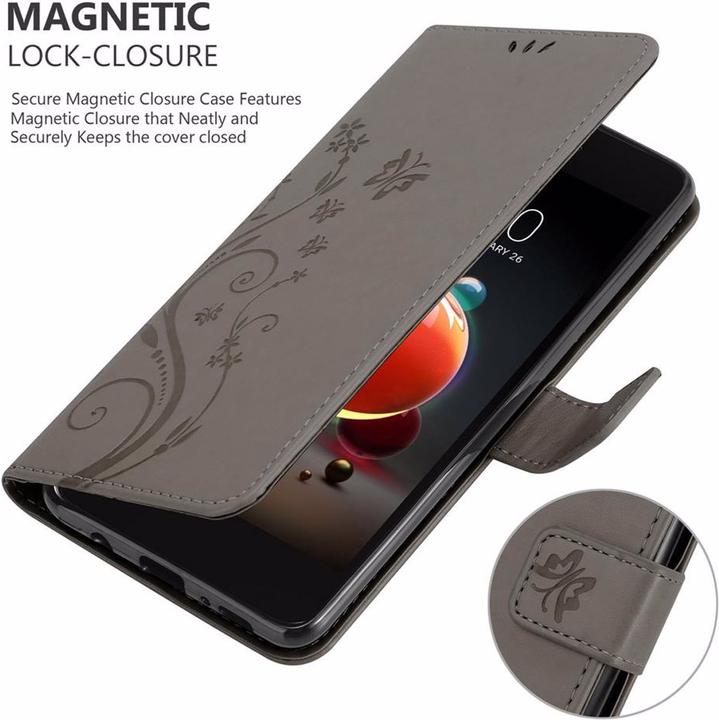 Actual product image Cadorabo Flower Book Cover (LG K8)