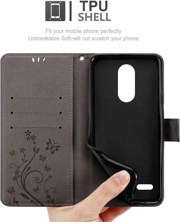 Actual product image Cadorabo Flower Book Cover (LG K8)