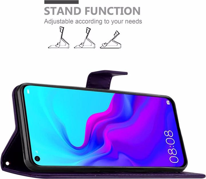 Actual product image Cadorabo Flower Book Cover (Huawei Nova 4)