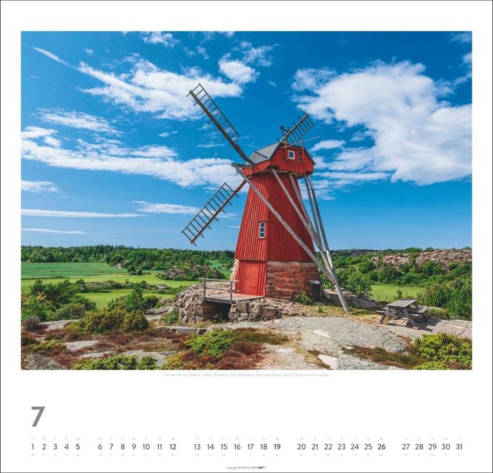 Actual product image Schweden Kalender 2026 - Licht und Wasser (48 x 46 cm, German)