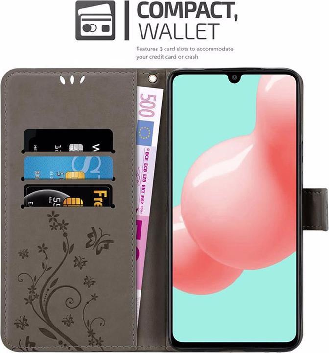 Actual product image Cadorabo Flower Book Cover (Samsung Galaxy A41)
