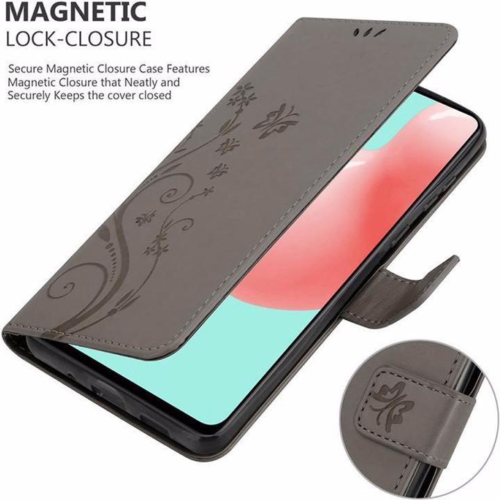 Actual product image Cadorabo Flower Book Cover (Samsung Galaxy A41)