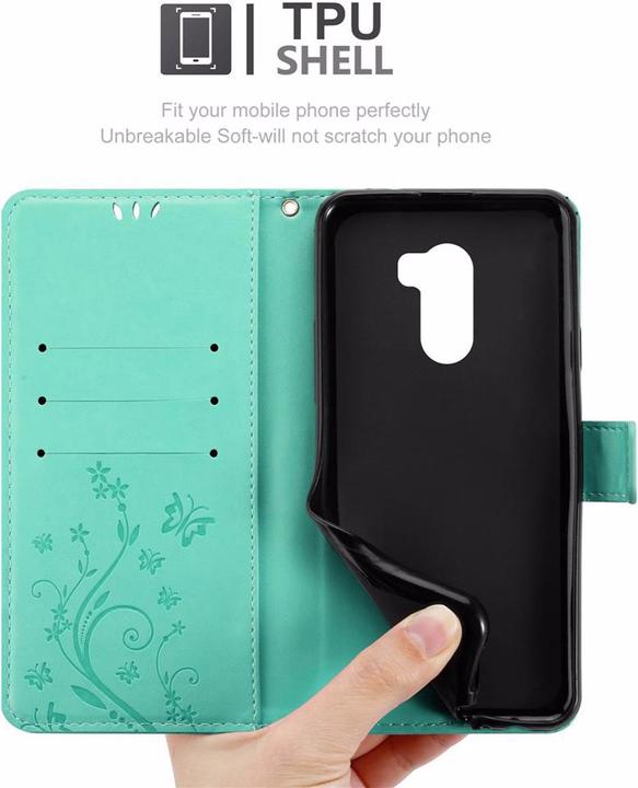 Actual product image Cadorabo Flower Book Cover (Xiaomi Pocophone F1)