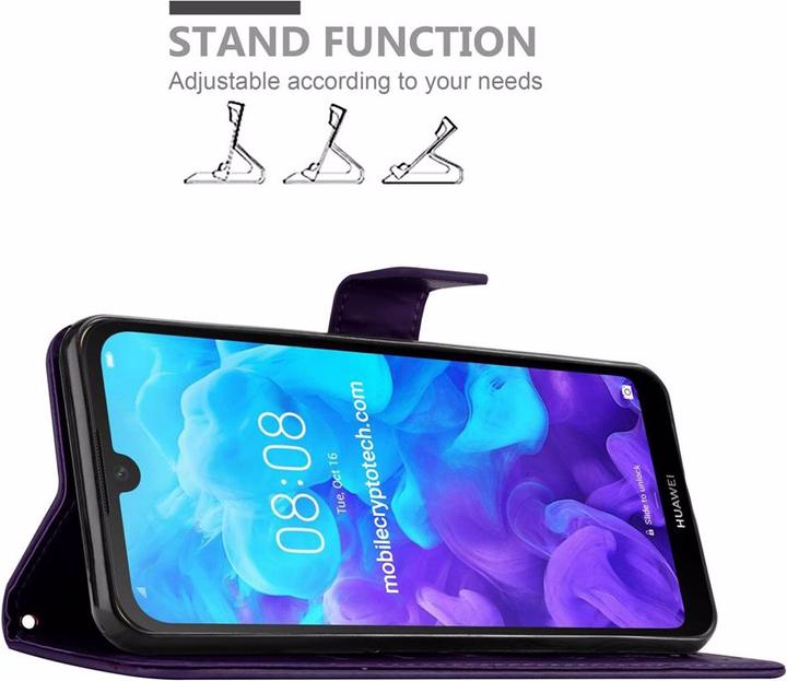 Immagine prodotto Cadorabo Copertina del libro di fiori (Huawei Y6 Pro)
