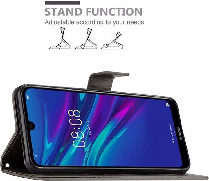 Image du produit Cadorabo Couverture du livre de fleurs (Huawei Y6 (2019))