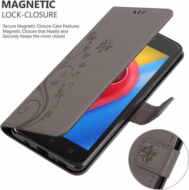 Productafbeelding Cadorabo Bloemen Boekomslag (Motorola Moto C)