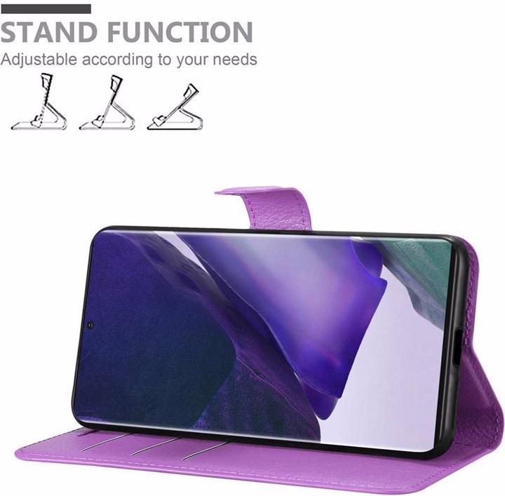 Actual product image Cadorabo Book with stand function cover (Samsung Galaxy Note 20+)