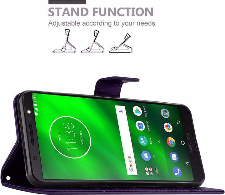 Immagine prodotto Cadorabo Copertina del libro di fiori (Motorola Moto G6 Plus)