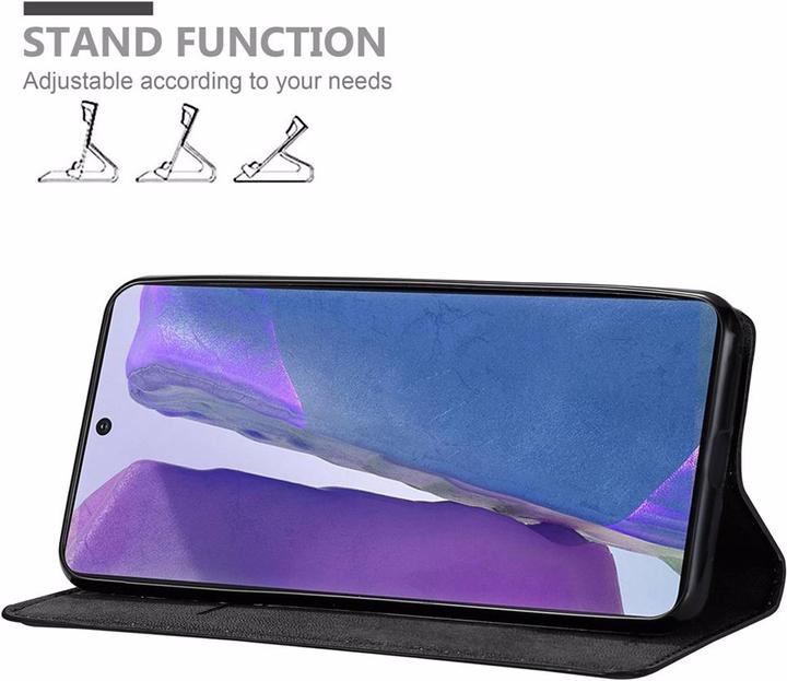 Actual product image Cadorabo Book Invisible Magnet Cover (Samsung Galaxy Note 20)