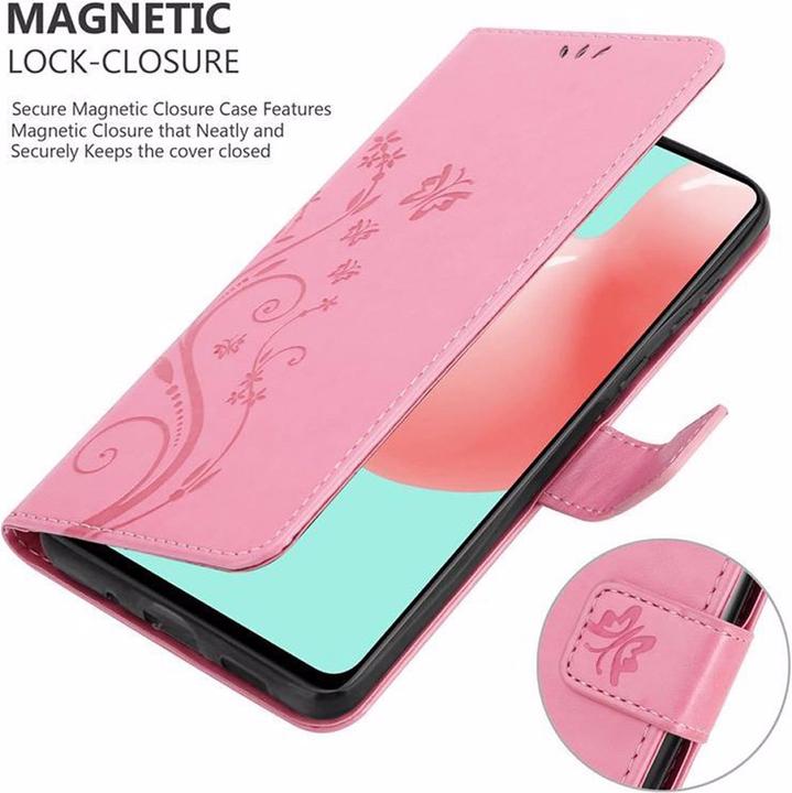 Actual product image Cadorabo Flower Book Cover (Samsung Galaxy A41)