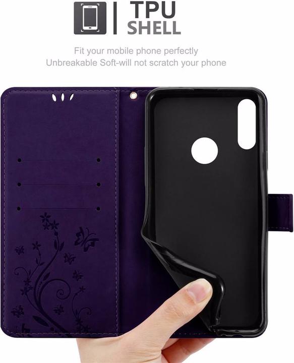 Immagine prodotto Cadorabo Copertina del libro di fiori (Onore 10 Lite, Huawei P Smart (2019))
