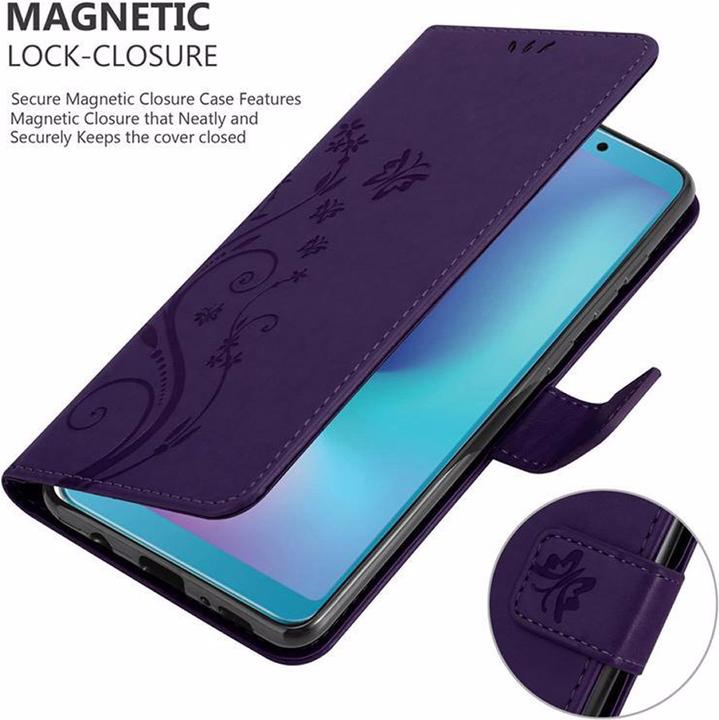 Produktbild Cadorabo Flower Book Cover (Samsung Galaxy A6s)