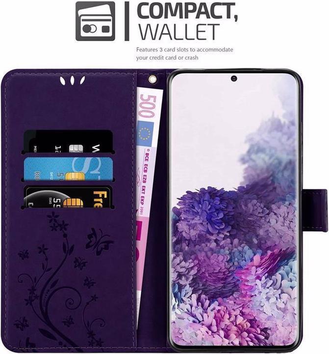 Actual product image Cadorabo Flower Book Cover (Samsung Galaxy S20+)