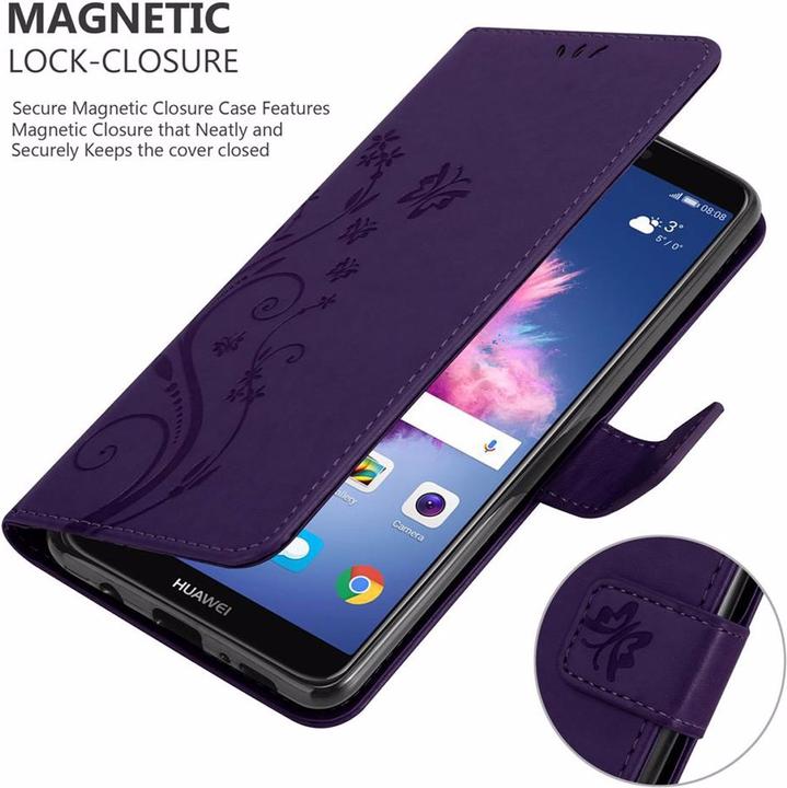 Immagine prodotto Cadorabo Copertina del libro di fiori (Huawei Enjoy 7S)