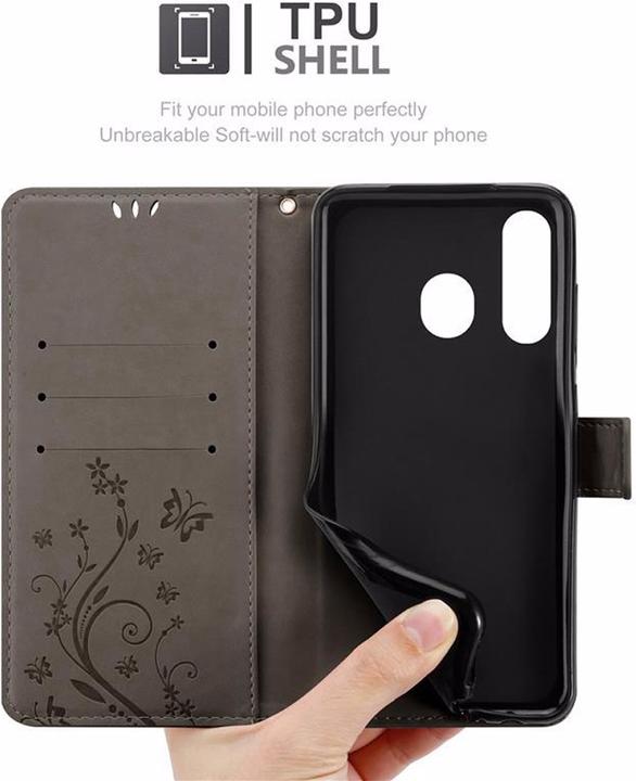 Image du produit Cadorabo Couverture du livre de fleurs (Samsung Galaxy A8s)