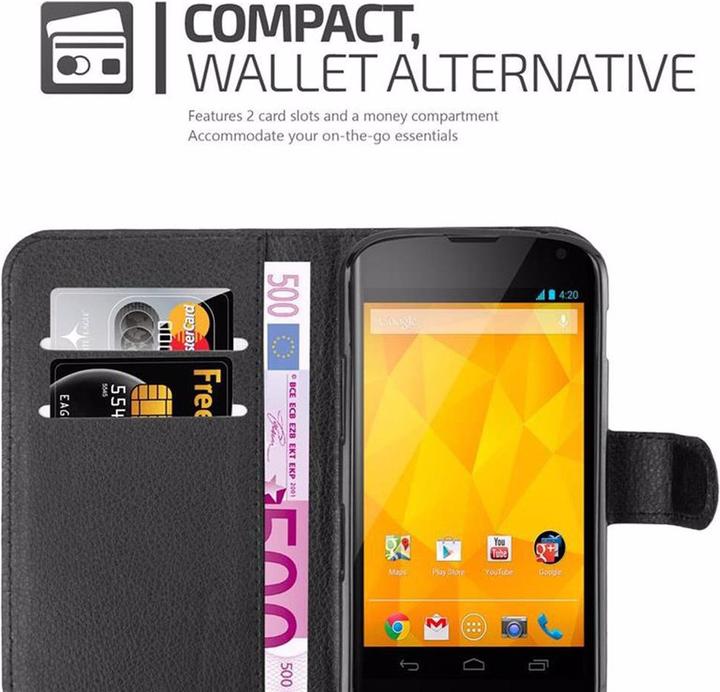 Image du produit Cadorabo Book avec fonction stand Cover (LG Nexus 4)
