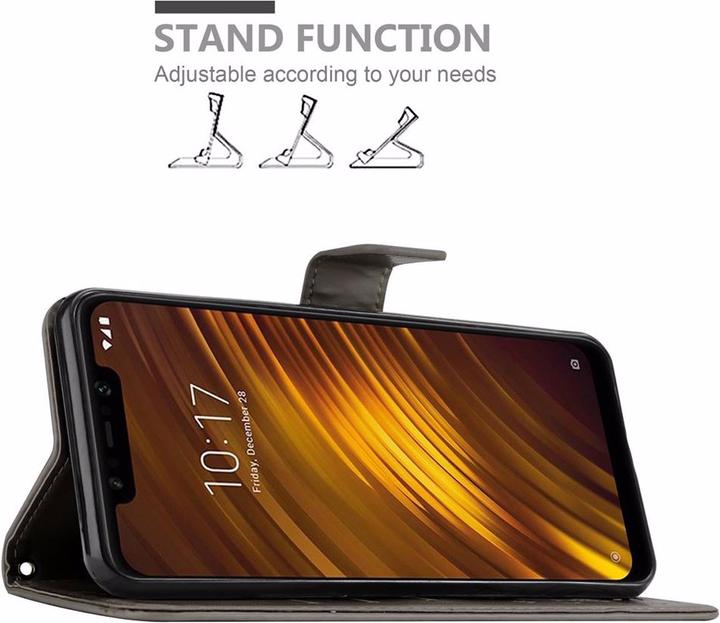 Actual product image Cadorabo Flower Book Cover (Xiaomi Pocophone F1)