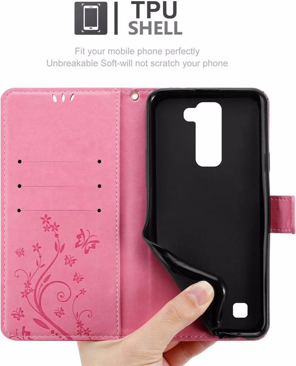 Produktbild Cadorabo Flower Book Cover (LG K7)