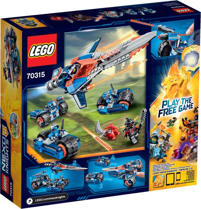 Produktbild LEGO Nexo Knights Clays Klingen-Cruiser (70315, LEGO Nexo Knights)