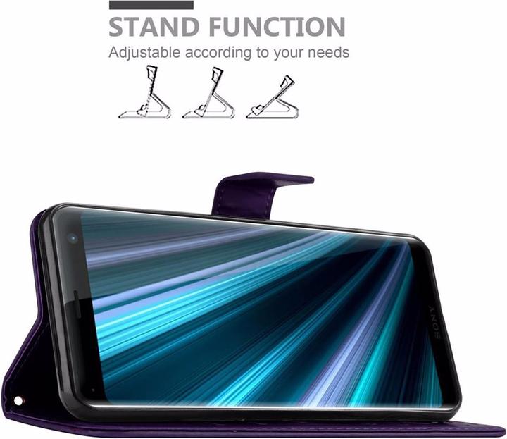 Actual product image Cadorabo Flower Book Cover (Sony Xperia XZ3)