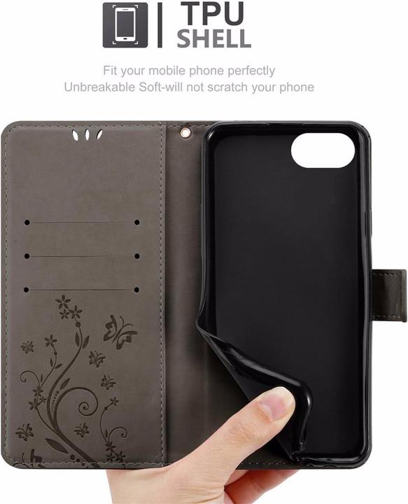 Produktbild Cadorabo Flower Book Cover (Huawei Y5 (2018), Huawei Y5 Prime 2018)