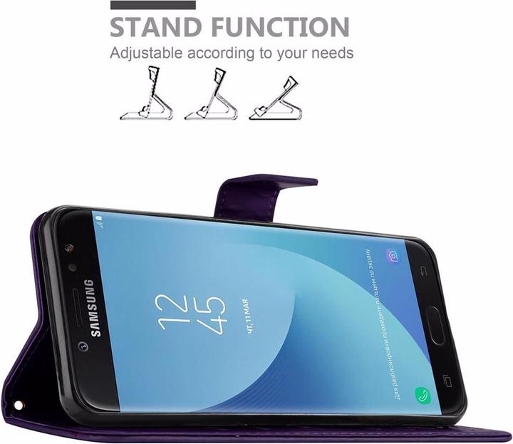 Image du produit Cadorabo Couverture du livre de fleurs (Samsung Galaxy J7 2018)