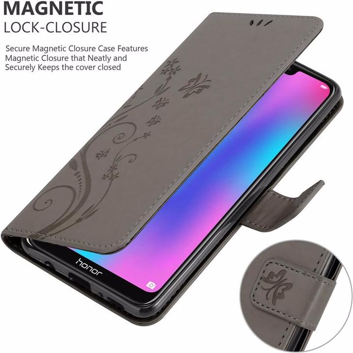 Productafbeelding Cadorabo Bloemen Boekomslag (Honor 8C)