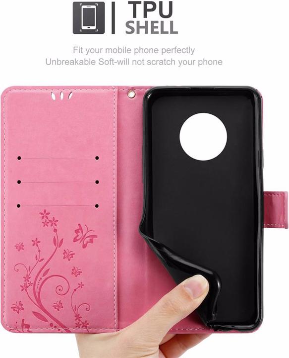 Image du produit Cadorabo Couverture du livre de fleurs (Motorola Moto G6 Plus)