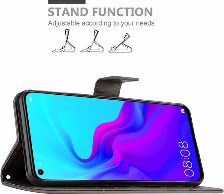 Actual product image Cadorabo Flower Book Cover (Huawei Nova 4)