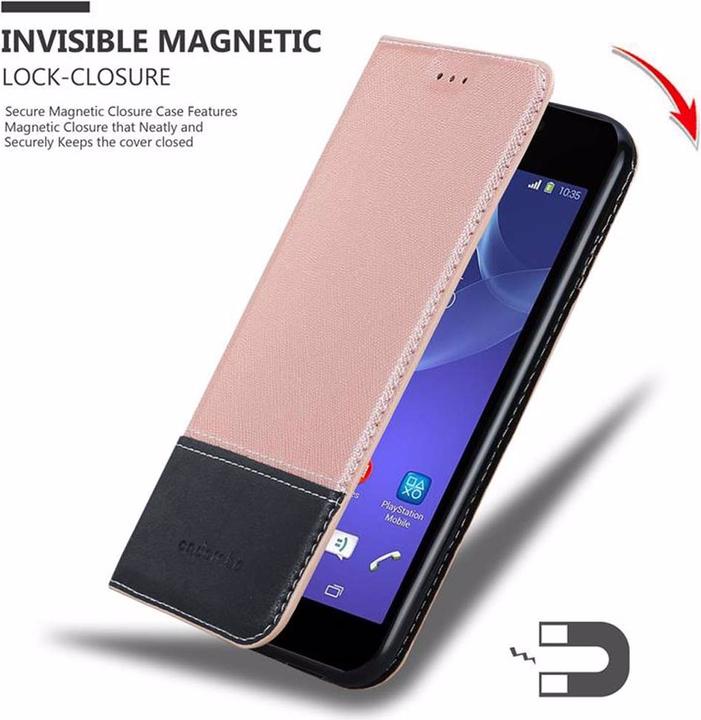Productafbeelding Cadorabo Boek X Portemonnee Hoesje (Xperia M2, Xperia M2 Aqua)