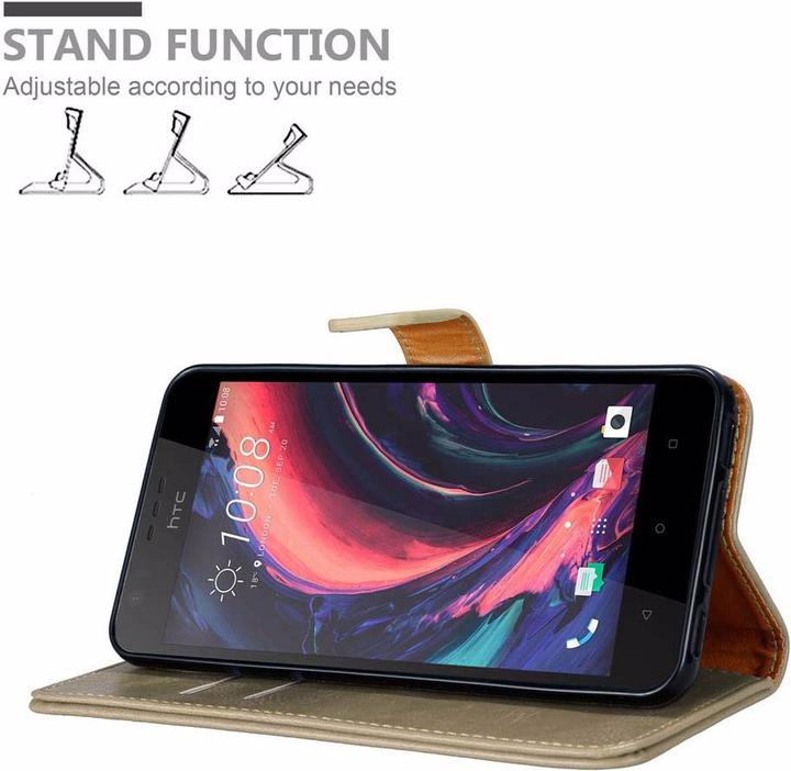 Productafbeelding Cadorabo Boek Luxe Omslag (HTC Desire 10 Lifestyle, HTC Desire 825)