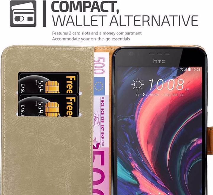 Productafbeelding Cadorabo Boek Luxe Omslag (HTC Desire 10 Lifestyle, HTC Desire 825)